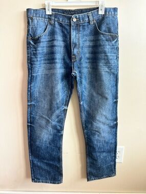 PD&C Men’s Slim Straight Medium Wash Jeans 36x32